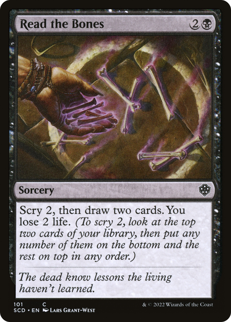 Read the Bones [Starter Commander Decks] | Devastation Store