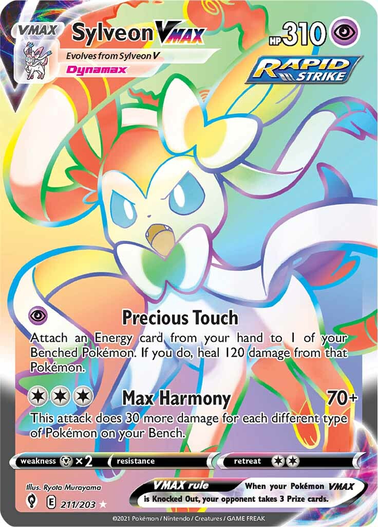 Sylveon VMAX (211/203) [Sword & Shield: Evolving Skies] | Devastation Store