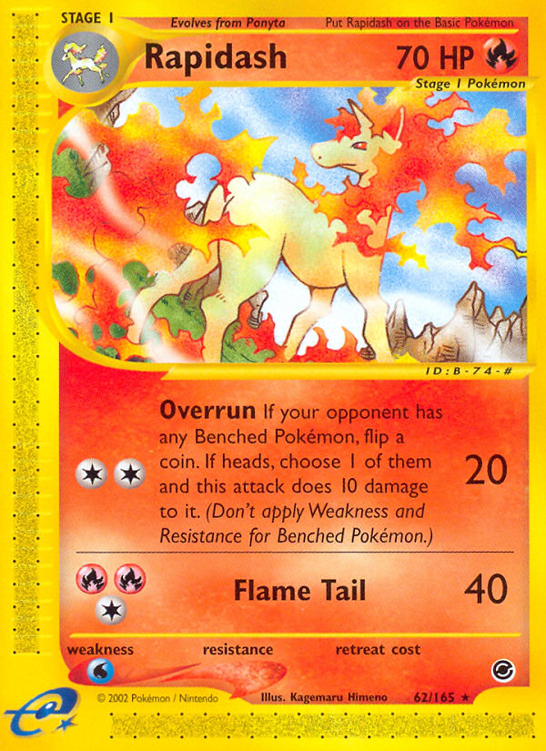 Rapidash (62/165) [Expedition: Base Set] | Devastation Store