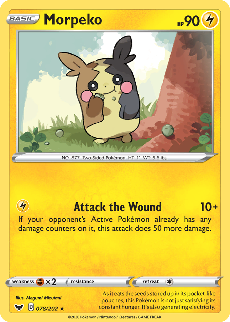 Morpeko (078/202) [Sword & Shield: Base Set] | Devastation Store