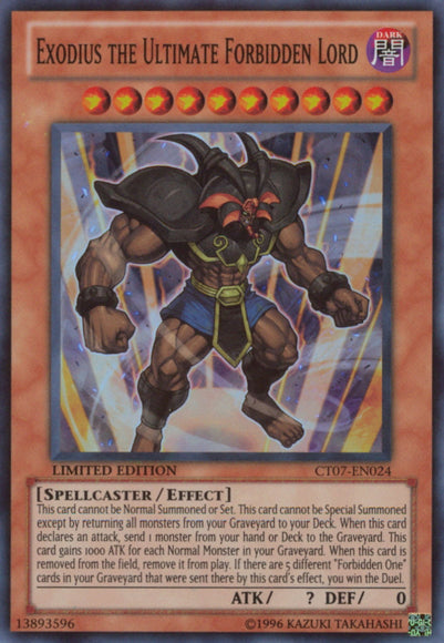 Exodius the Ultimate Forbidden Lord [CT07-EN024] Super Rare | Devastation Store