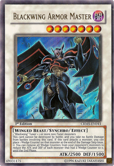 Blackwing Armor Master [CRMS-EN041] Ultra Rare | Devastation Store