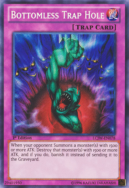 Bottomless Trap Hole [LCJW-EN078] Secret Rare | Devastation Store