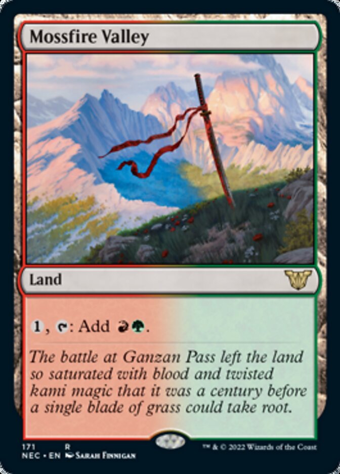 Mossfire Valley [Kamigawa: Neon Dynasty Commander] | Devastation Store