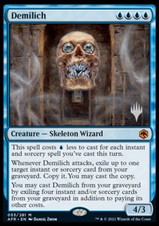 Demilich (Promo Pack) [Dungeons & Dragons: Adventures in the Forgotten Realms Promos] | Devastation Store