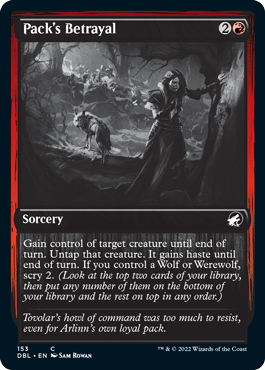 Pack's Betrayal [Innistrad: Double Feature] | Devastation Store
