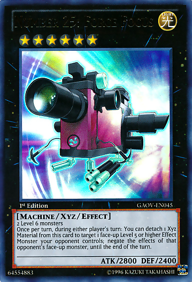 Number 25: Force Focus [GAOV-EN045] Ultra Rare | Devastation Store