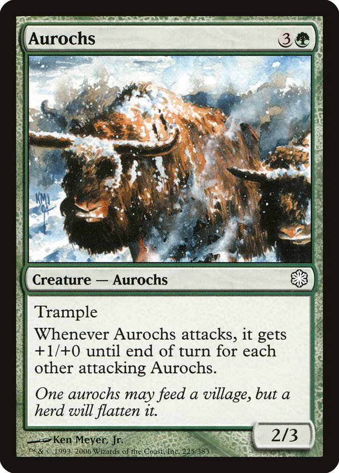 Aurochs [Coldsnap Theme Decks] - Devastation Store | Devastation Store