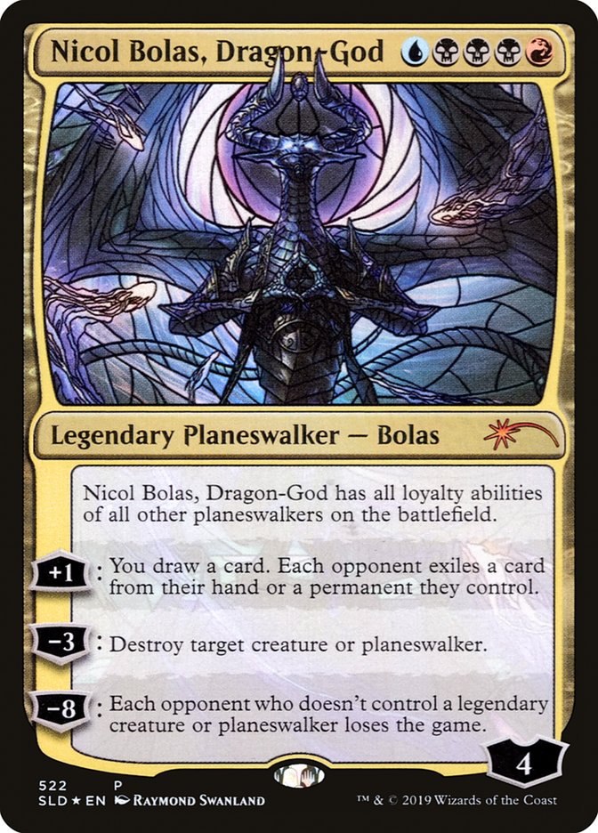 Nicol Bolas, Dragon-God (Stained Glass) [Secret Lair Drop Promos] | Devastation Store