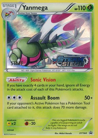 Yanmega (XY144) (Staff) [XY: Black Star Promos] | Devastation Store