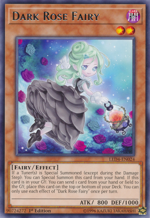 Dark Rose Fairy [LED4-EN024] Rare | Devastation Store