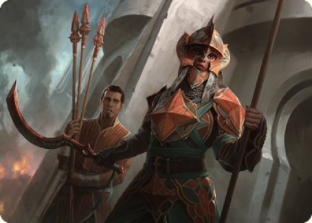 Siege Veteran Art Card [The Brothers' War Art Series] | Devastation Store