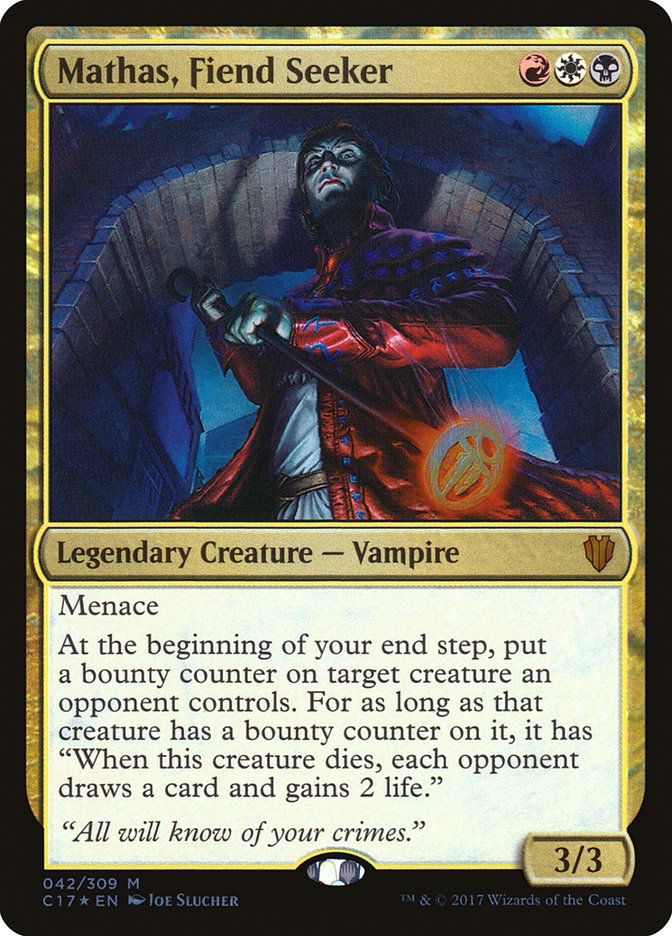 Mathas, Fiend Seeker [Commander 2017] | Devastation Store