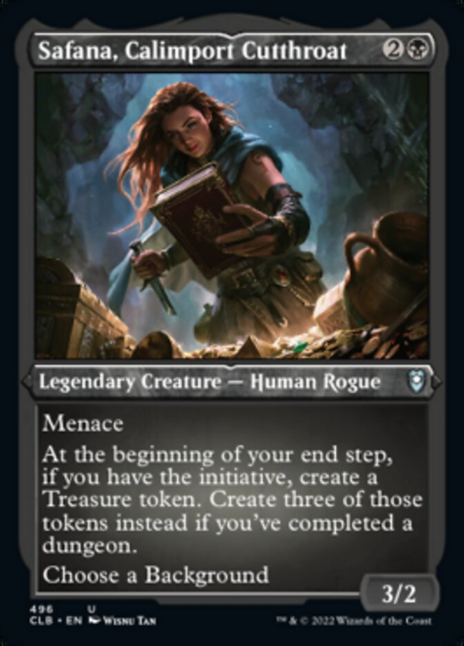 Safana, Calimport Cutthroat (Foil Etched) [Commander Legends: Battle for Baldur's Gate] | Devastation Store