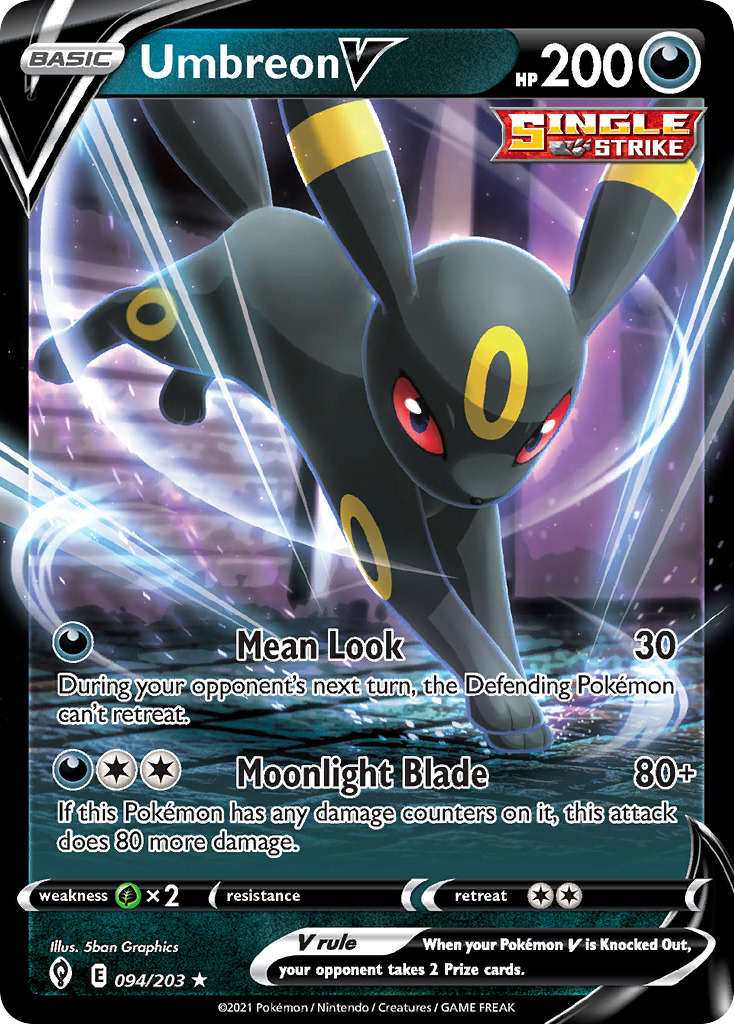Umbreon V (094/203) (Intro Deck) [Sword & Shield: Evolving Skies] | Devastation Store
