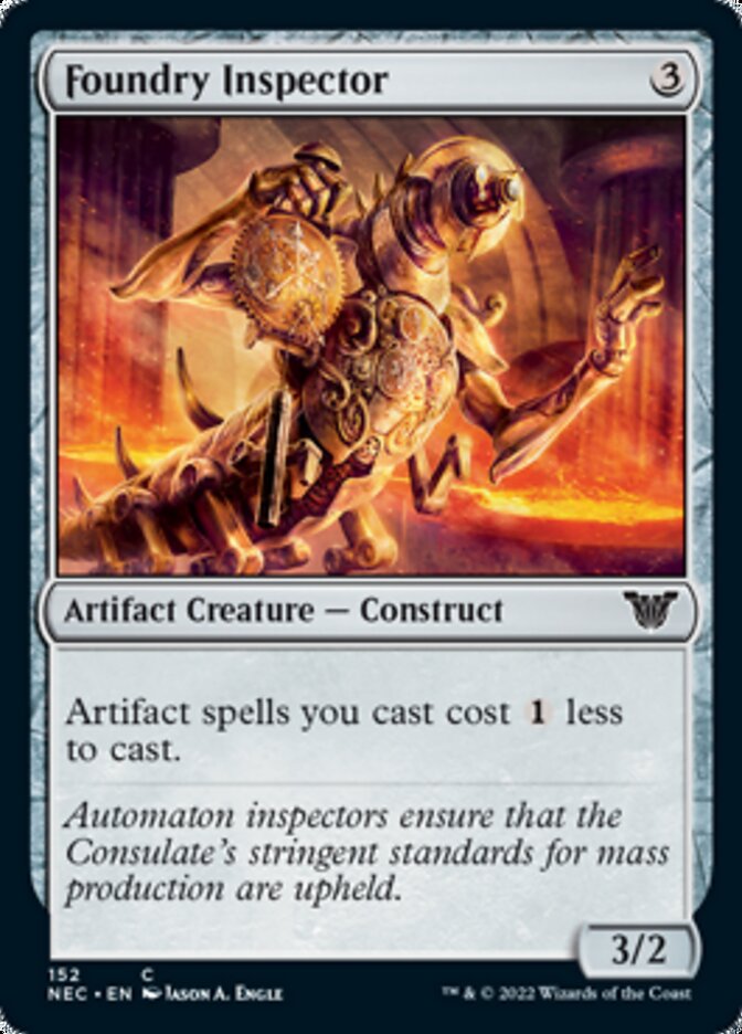 Foundry Inspector [Kamigawa: Neon Dynasty Commander] | Devastation Store