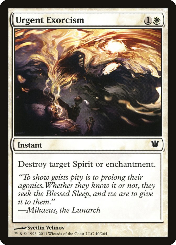 Urgent Exorcism [Innistrad] - Devastation Store | Devastation Store