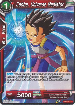 Cabba, Universe Mediator [TB1-011] | Devastation Store