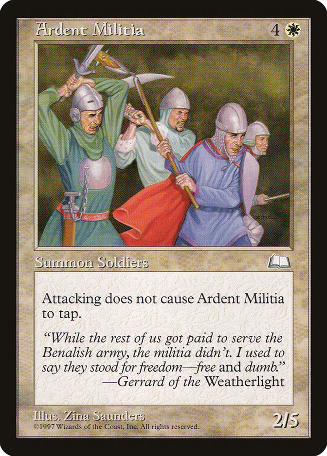 Ardent Militia [Weatherlight] | Devastation Store