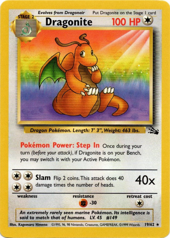 Dragonite (19/62) [Fossil Unlimited] | Devastation Store