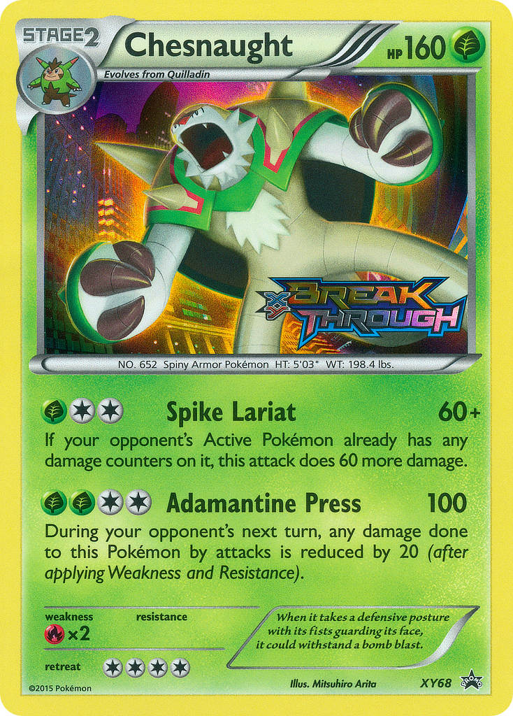 Chesnaught (XY68) [XY: Black Star Promos] | Devastation Store