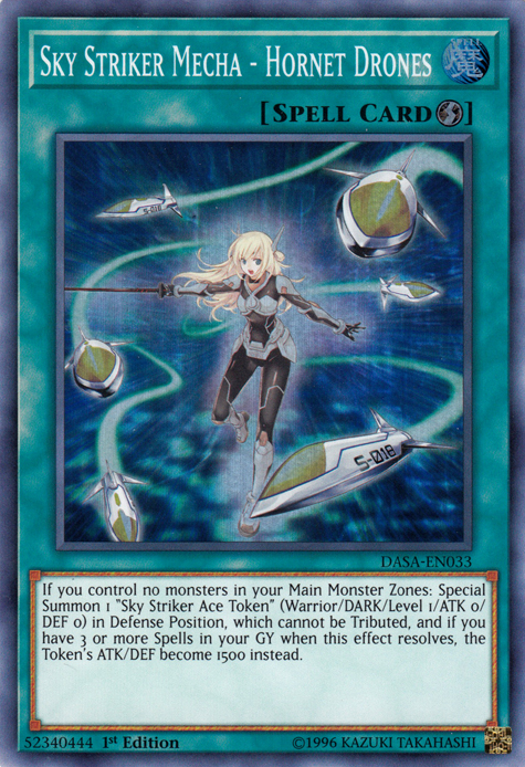 Sky Striker Mecha - Hornet Drones [DASA-EN033] Super Rare | Devastation Store