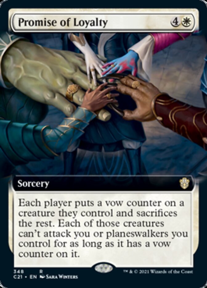 Promise of Loyalty (Extended) [Commander 2021] | Devastation Store