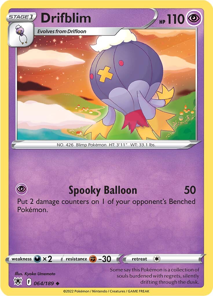 Drifblim (064/189) [Sword & Shield: Astral Radiance] | Devastation Store