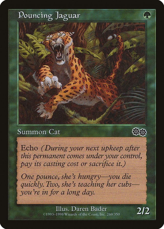 Pouncing Jaguar [Urza's Saga] | Devastation Store