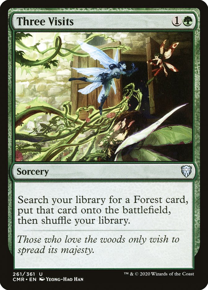 Three Visits [Commander Legends] | Devastation Store