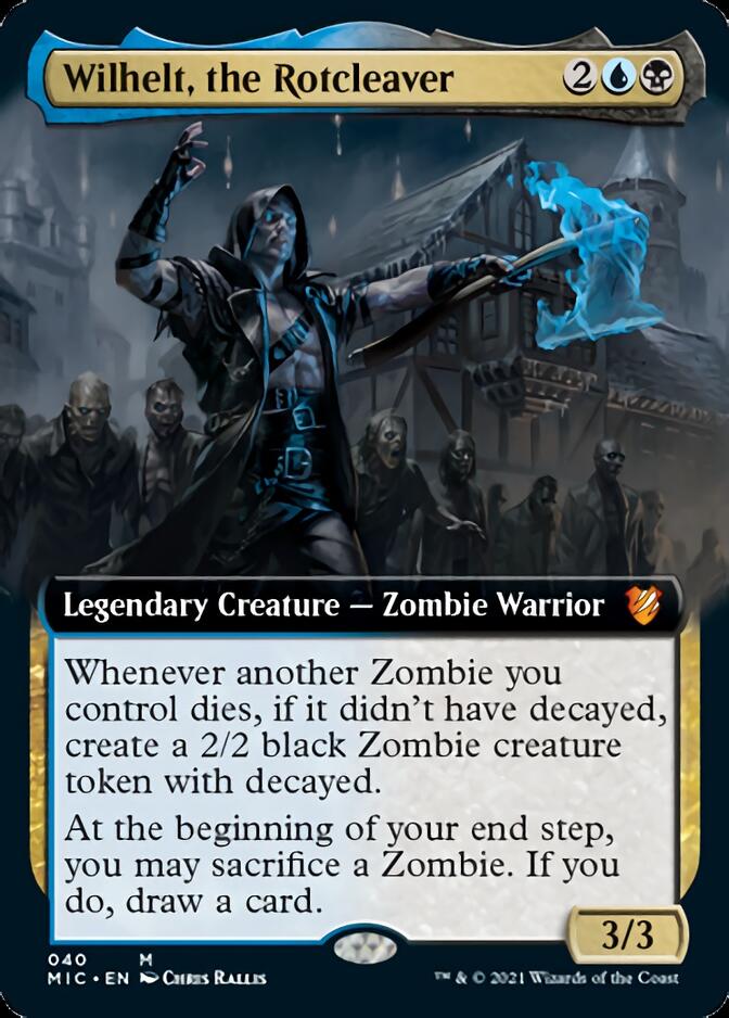 Wilhelt, the Rotcleaver (Extended) [Innistrad: Midnight Hunt Commander] | Devastation Store