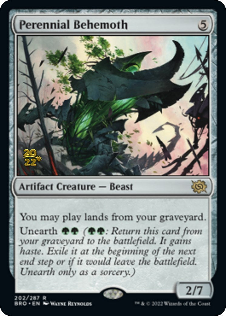 Perennial Behemoth [The Brothers' War Prerelease Promos] | Devastation Store
