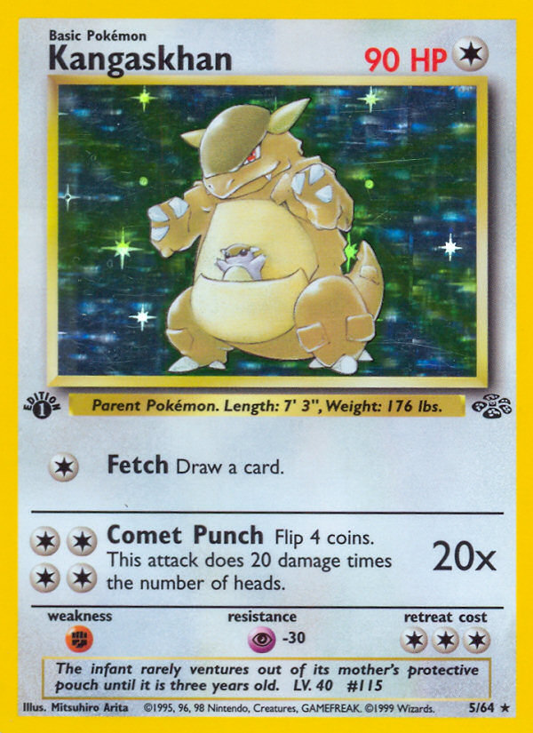 Kangaskhan (5/64) [Jungle 1st Edition] | Devastation Store
