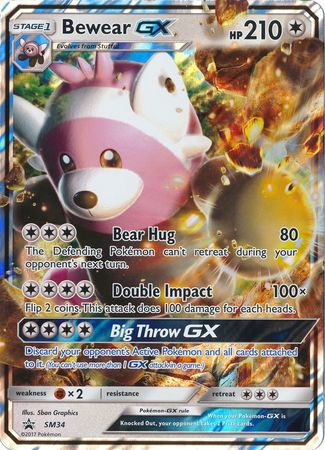 Bewear GX (SM34) (Jumbo Card) [Sun & Moon: Black Star Promos] | Devastation Store