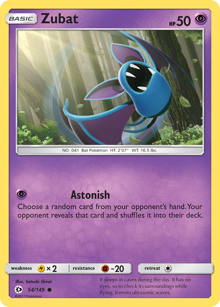 Zubat (54/149) [Sun & Moon: Base Set] | Devastation Store