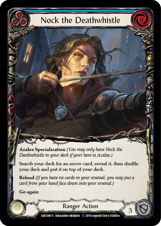 Nock the Deathwhistle [ARC046-S] 1st Edition Normal - Devastation Store | Devastation Store