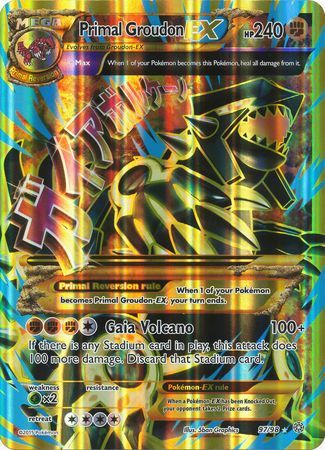 Primal Groudon EX (97/98) (Jumbo Card) [XY: Ancient Origins] | Devastation Store