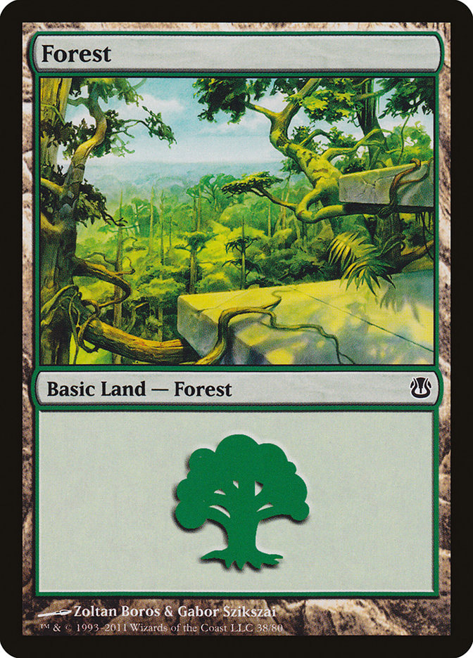 Forest (38) [Duel Decks: Ajani vs. Nicol Bolas] | Devastation Store