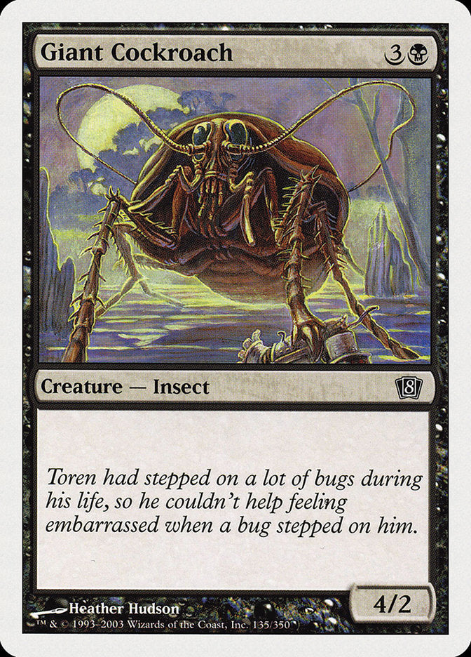Giant Cockroach [Eighth Edition] - Devastation Store | Devastation Store