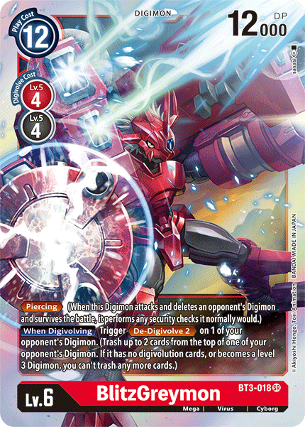 BlitzGreymon [BT3-018] [Release Special Booster Ver.1.5] | Devastation Store