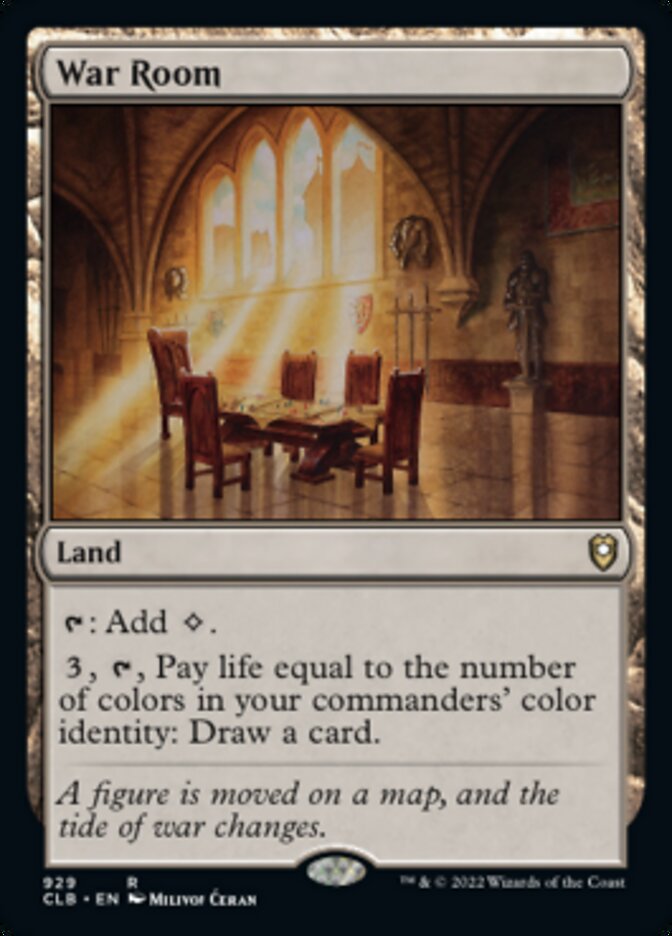 War Room [Commander Legends: Battle for Baldur's Gate] | Devastation Store