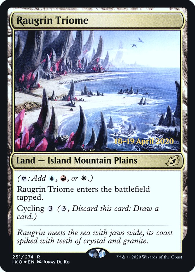 Raugrin Triome  [Ikoria: Lair of Behemoths Prerelease Promos] | Devastation Store