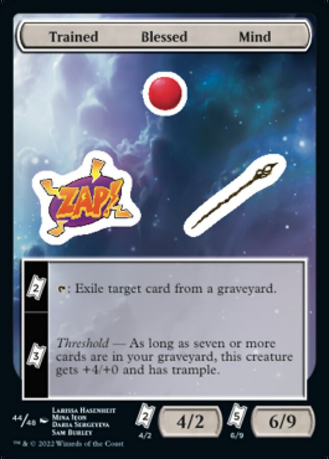 Trained Blessed Mind [Unfinity Stickers] | Devastation Store