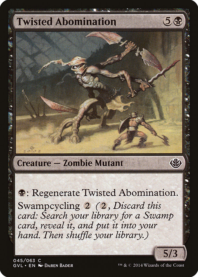Twisted Abomination (Garruk vs. Liliana) [Duel Decks Anthology] - Devastation Store | Devastation Store