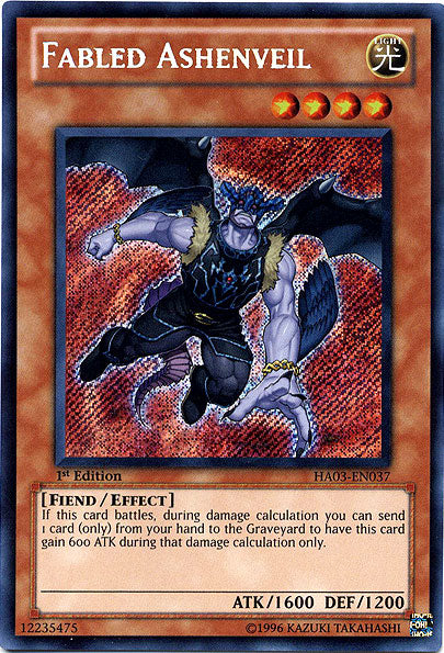 Fabled Ashenveil [HA03-EN037] Secret Rare | Devastation Store