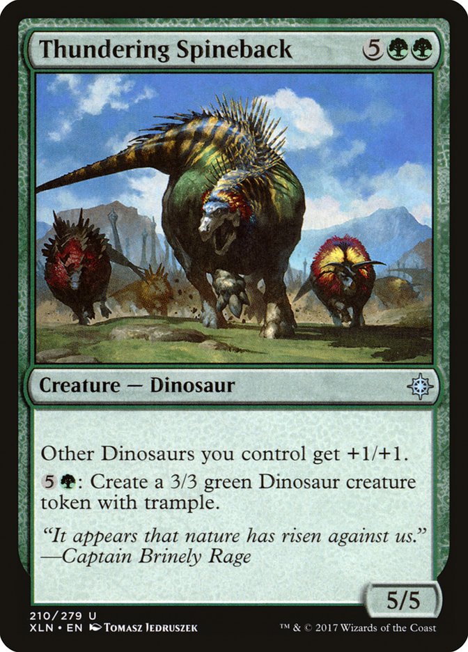 Thundering Spineback [Ixalan] - Devastation Store | Devastation Store