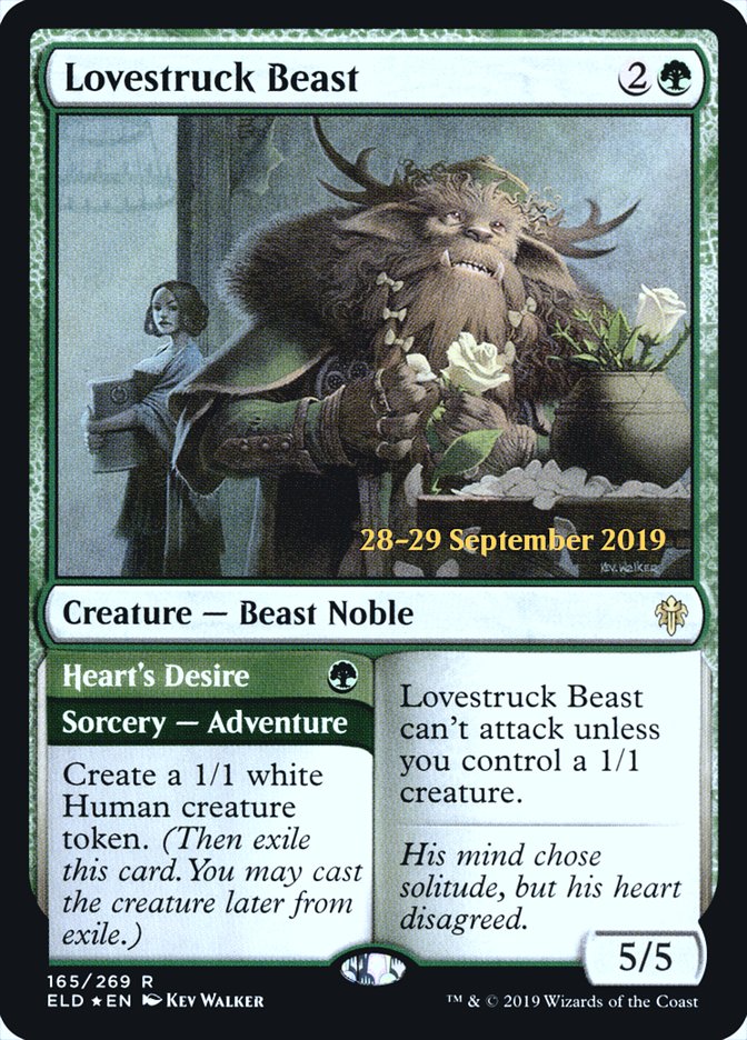 Lovestruck Beast // Heart's Desire  [Throne of Eldraine Prerelease Promos] | Devastation Store