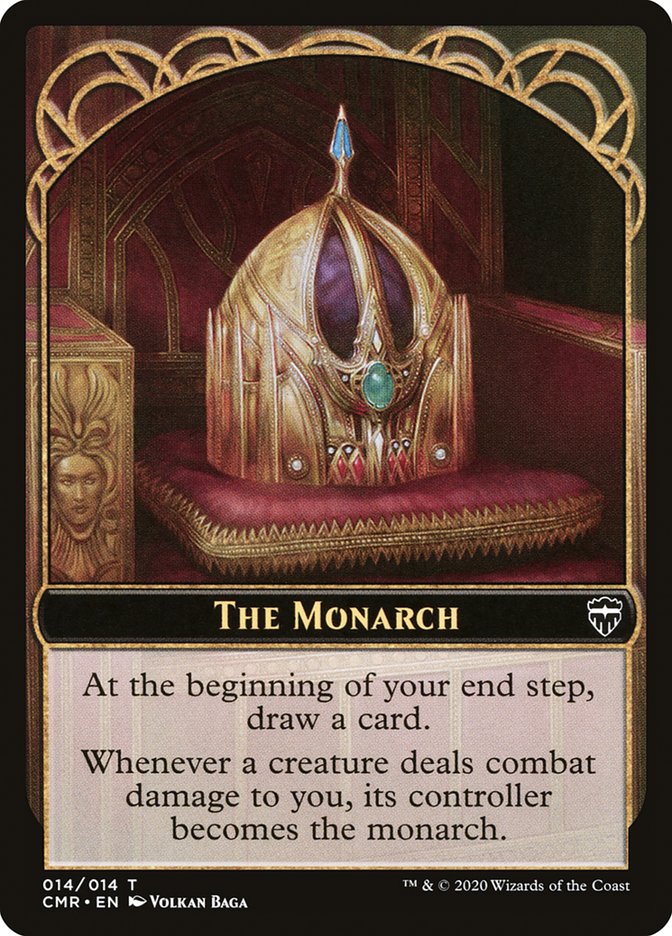 Salamander Warrior // The Monarch Token [Commander Legends Tokens] | Devastation Store