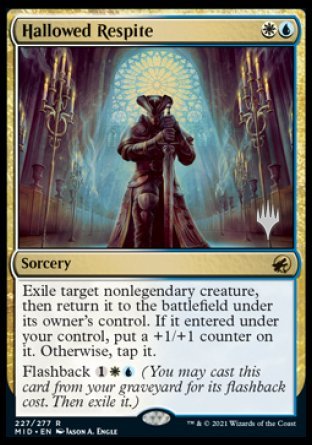 Hallowed Respite (Promo Pack) [Innistrad: Midnight Hunt Promo Pack] | Devastation Store