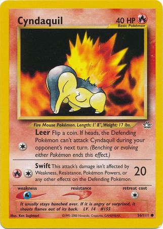 Cyndaquil (56/111) [Neo Genesis Unlimited] | Devastation Store
